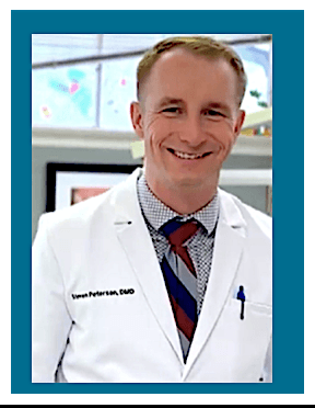 Steven Peterson, DMD,  is a Dawson Academy Trained Dentist. Which puts him in a category of  being able to treat more complex cases