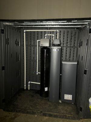 Well water system installation