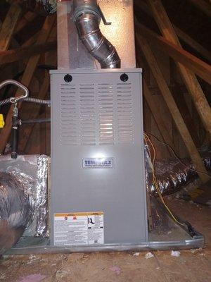 Replacement of AC heating and cooling system