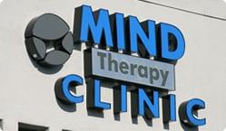 Mind Therapy Clinic sign at 150 Nellen Ave, Corte Madera, Marin County, CA