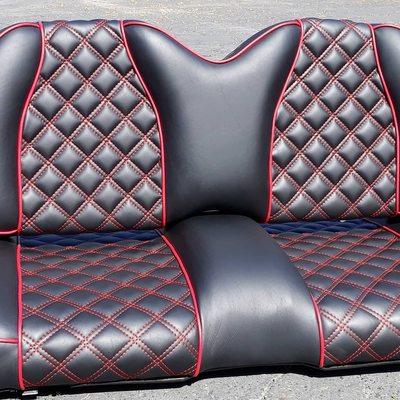 Custom golf car seats