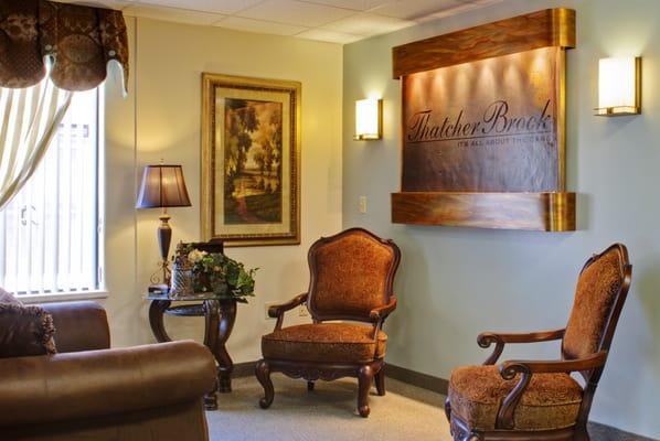 The healing environment at Thatcher Brook Rehab is perfect for helping each patient feel at home in a comfortable and peaceful a