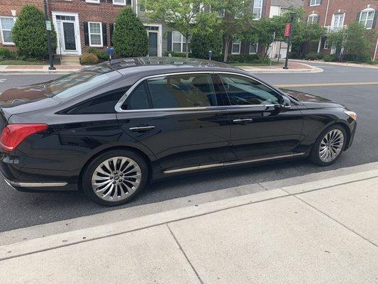 Genesis G90 chauffeur service