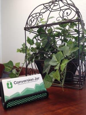 Conversion Jar Reception Desk