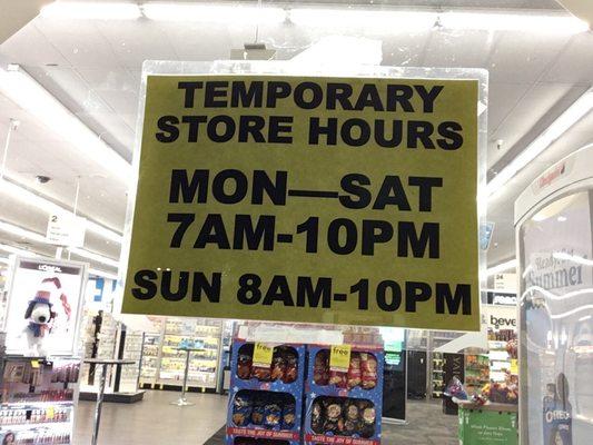 New summer hours again?