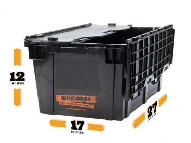 BungoBoxes fit twice as much stuff as traditional cardboard moving boxes