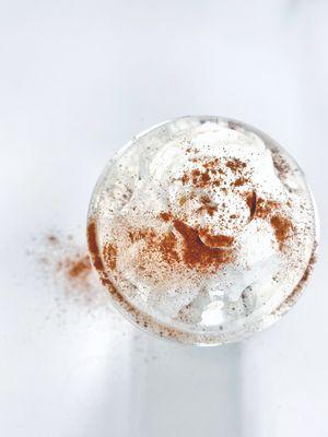 Pumpkin spice shake. A holiday favorite for the season. This is limited time only.