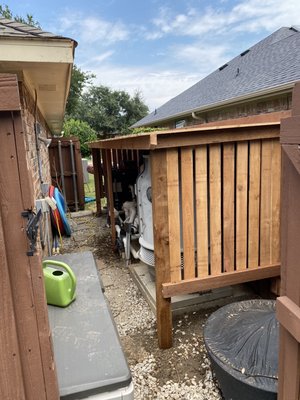 Pool pump enclosure for weather protection