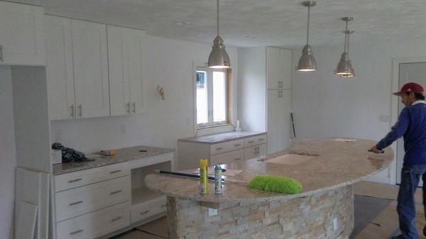 New kitchen design and renovation.