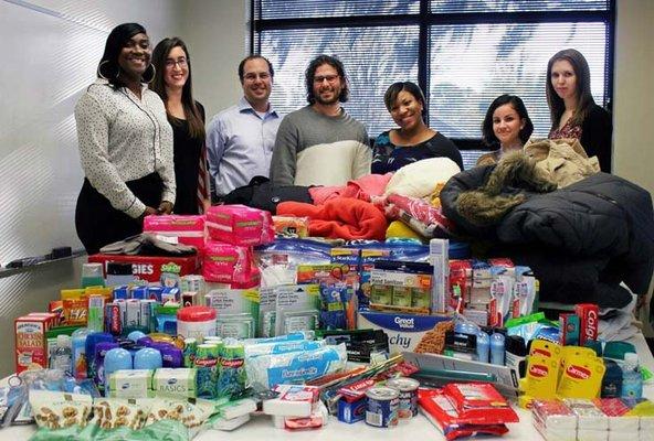 The Eichholz Law Firm Holds Drive to Help the Homeless