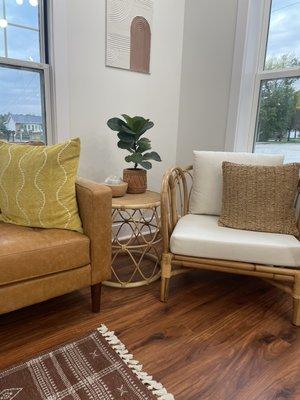 Come hang in our lounge area while you wait for your appointment