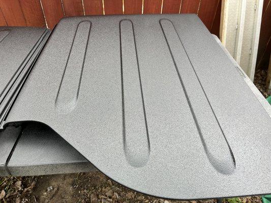 Custom jeep top in bedliner