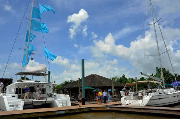 SailTime Houston our base and some of our fleet