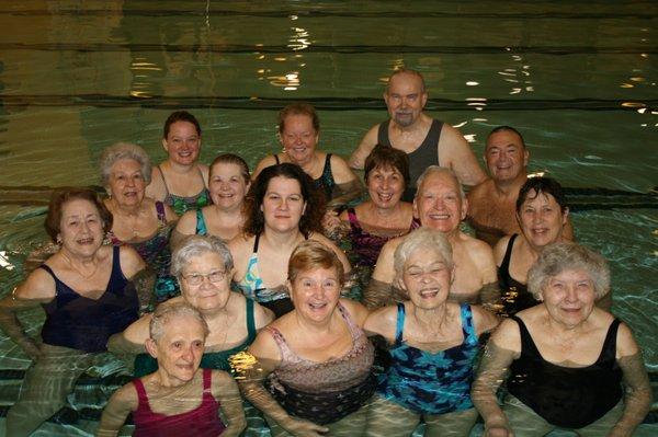 Water classes for adults are free with membership.