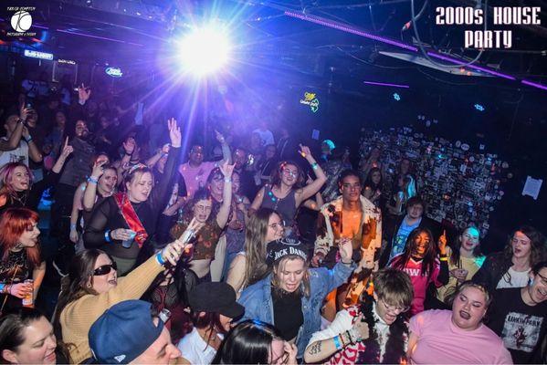 Crowd from a dance night