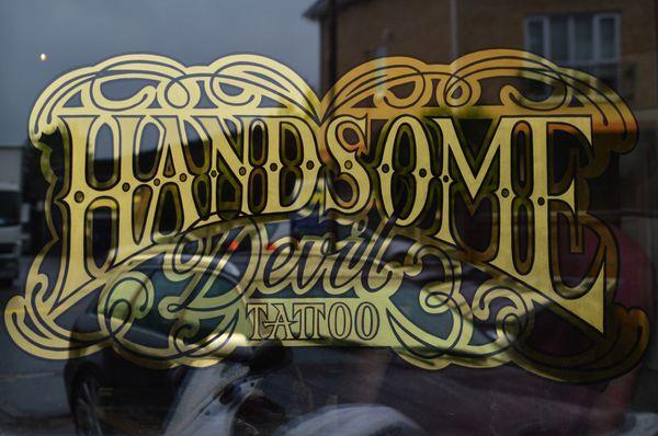 Hand Lettered Fine Gold-Leaf Signage