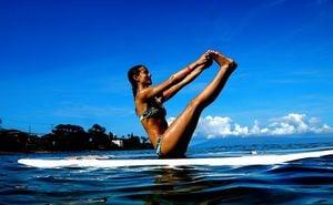 Stand Up Paddle Board Yoga Classes on the Hudson River