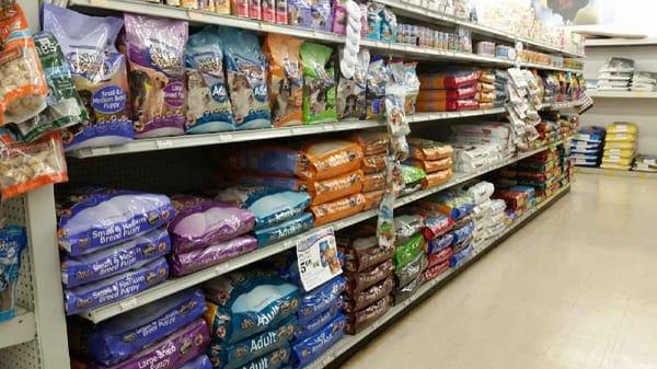 We feed and strongly recommend Nutri Source pet foods.