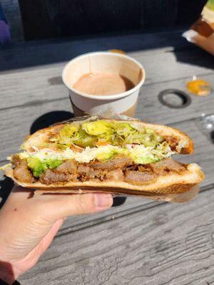 Torta de milanesa con quesillo