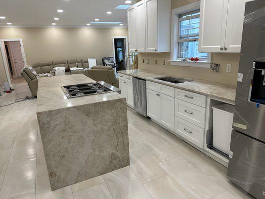 taj mahal quartzite Kitchen