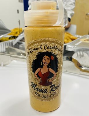 Rochelle's special sauce. So good!!! I can use a case of it.