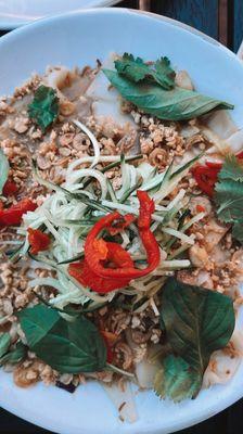 Peanut and Citrus Chili Oil Rice Noodles