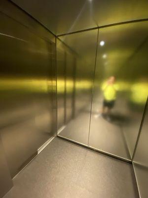 Schindler HXpress elevators, Nike Fifth Avenue NYC