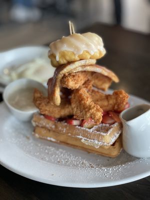 Texas Chicken & Bacon Waffle