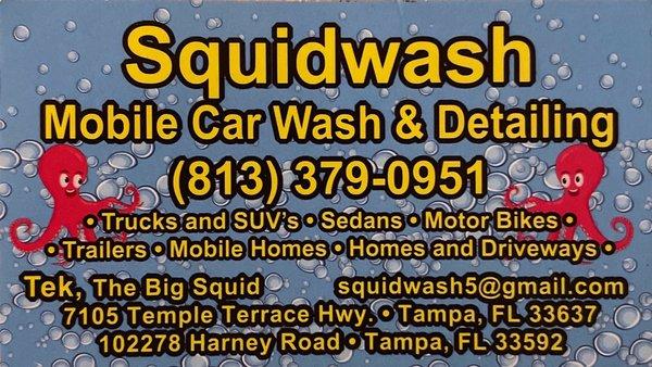 Squidwash Mobile Carwash & Detailing