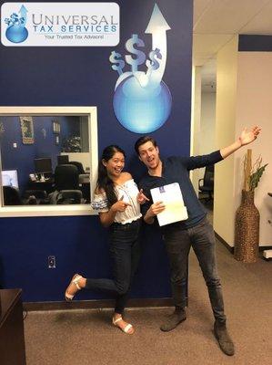 Our dear clients always excited to file !