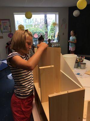 Dollhouse Camp Day #1: Brainstorming, Blueprints & Building!