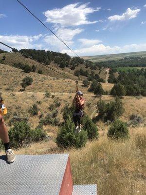 Zip line fun!