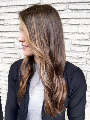 Brunette balayage $154