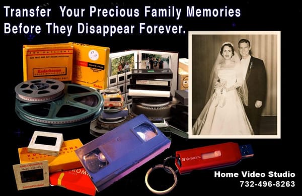 Transfer your Family Memories to Archival DVDs.