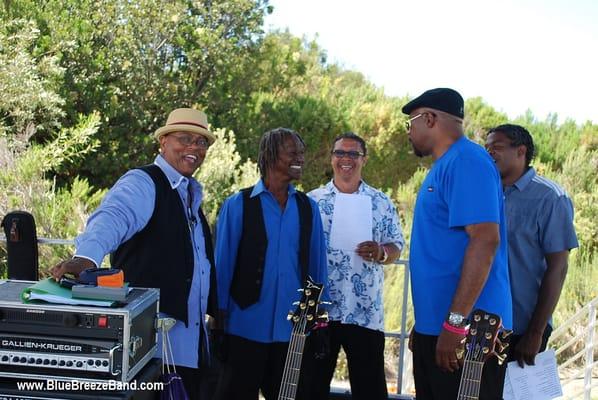 The Blue Breeze Band at the Trump Wine & Beer Festival in Rancho Palos Verdes California    www.BlueBreezeBand.com