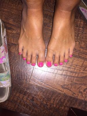 Gel pedicure