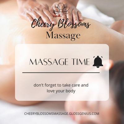 Cheery Blossoms Massage