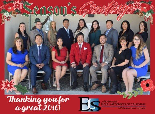 2016 Holiday Greeting Card