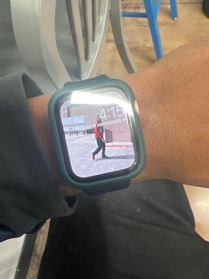 Apple Watch that Rahsaan helped me with. Great customer service.