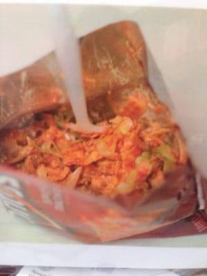 Our famous walking taco!...taco salad on the go..home of the "pupule taco"