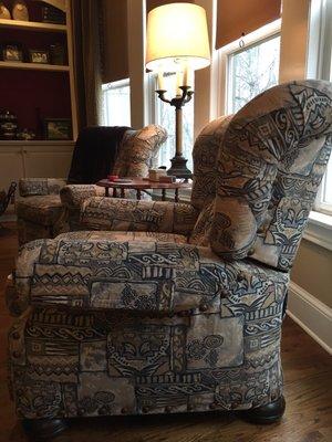 Edgar's Upholstery is fantastic!  Reasonable prices, professionally finished and got them back faster than promised!! Happy to recommend!!