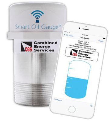 The CES Smart Oil Gauge allows you to monitor your fuel oil consumption remotely.