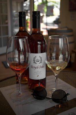 The Royal Rose and Moscato, both 2012