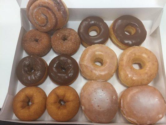 Their donuts always taste fresh and delicious! I was popular at work when I brought these in