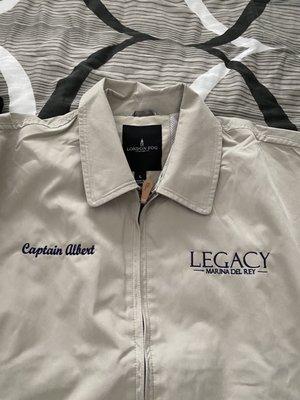 Custom embroidered jacket for a Father's Day gift