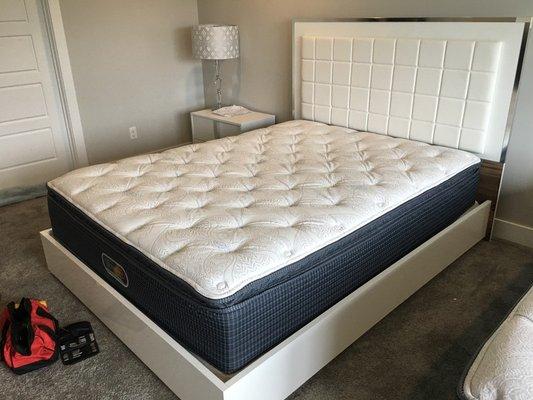 Assembled Platform Bed