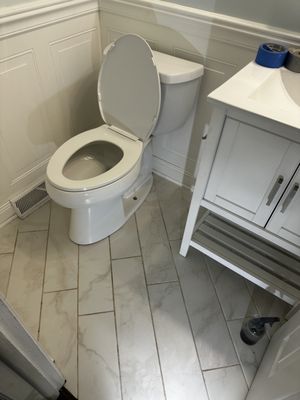 Installazion toilet