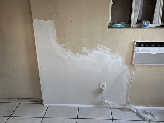 Drywall repair.