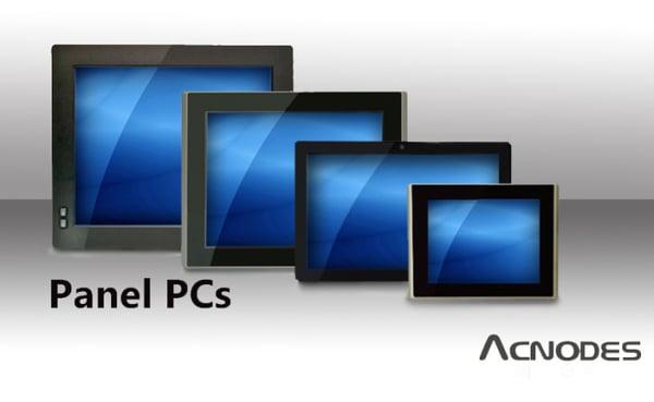 Panel PC - all-in-one intelligent touch display units with IP65 rated front bezel and fan less embedded computer. - Acnodes Corp