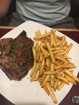 T-bone and French fries